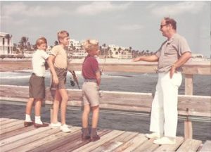 We were just a bunch of kids who wanted to fish. Dad didn't want the racists on the island stopping us.