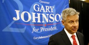 Gary Johnson, Libertarian candidate for President of the United States 2016